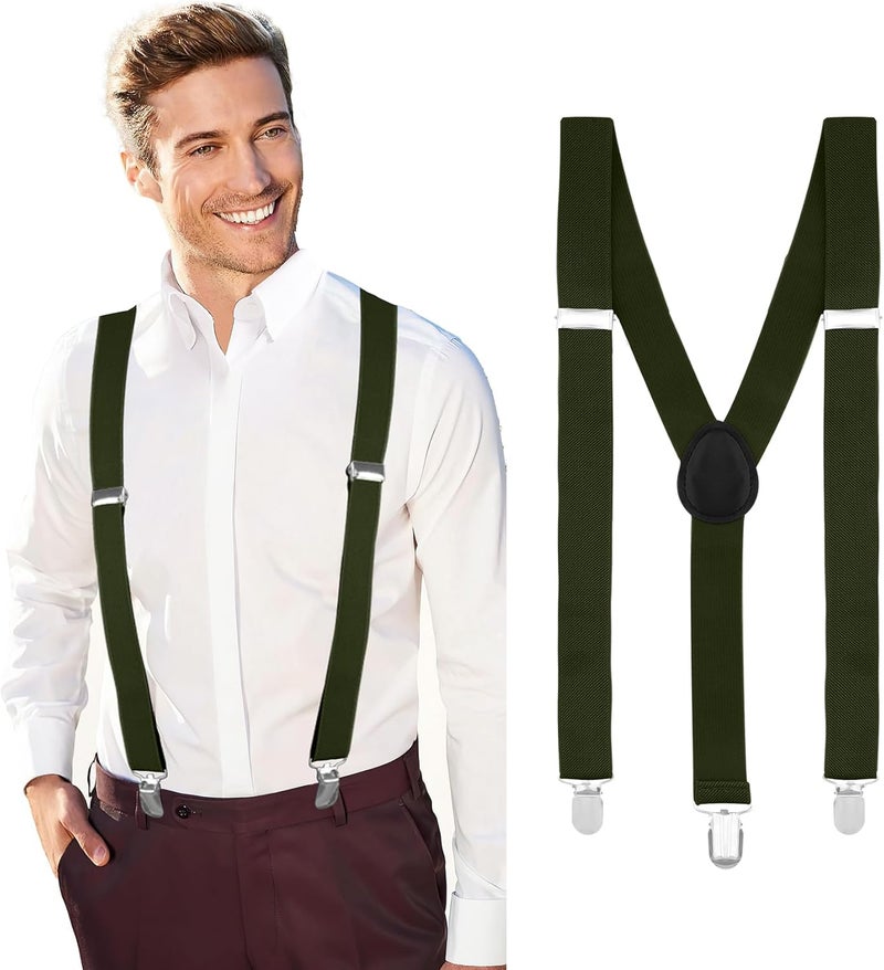 QPIXVB Men's Suspenders - Kids, Boys, Women's Halloween, Cosplay, Christmas, Tuxedo, Dress, Duty Suspenders - Image 1